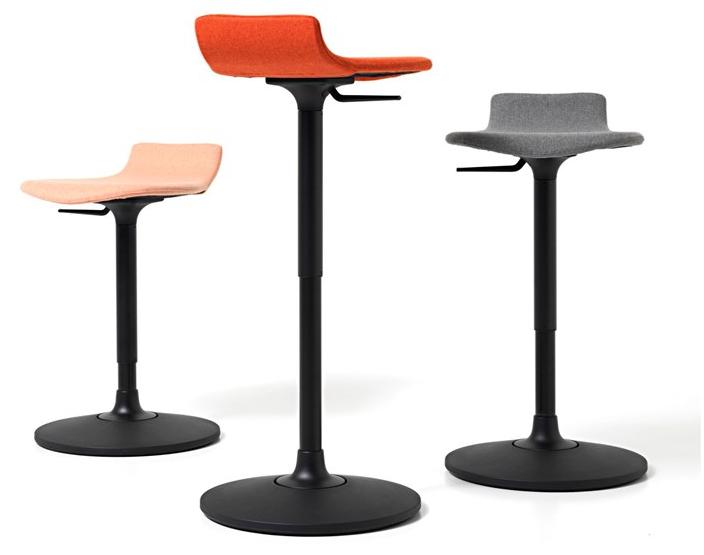 Diemme Офисный табурет с газлифтом и тканевым сиденьем sun-id-1381400 - Вид №3