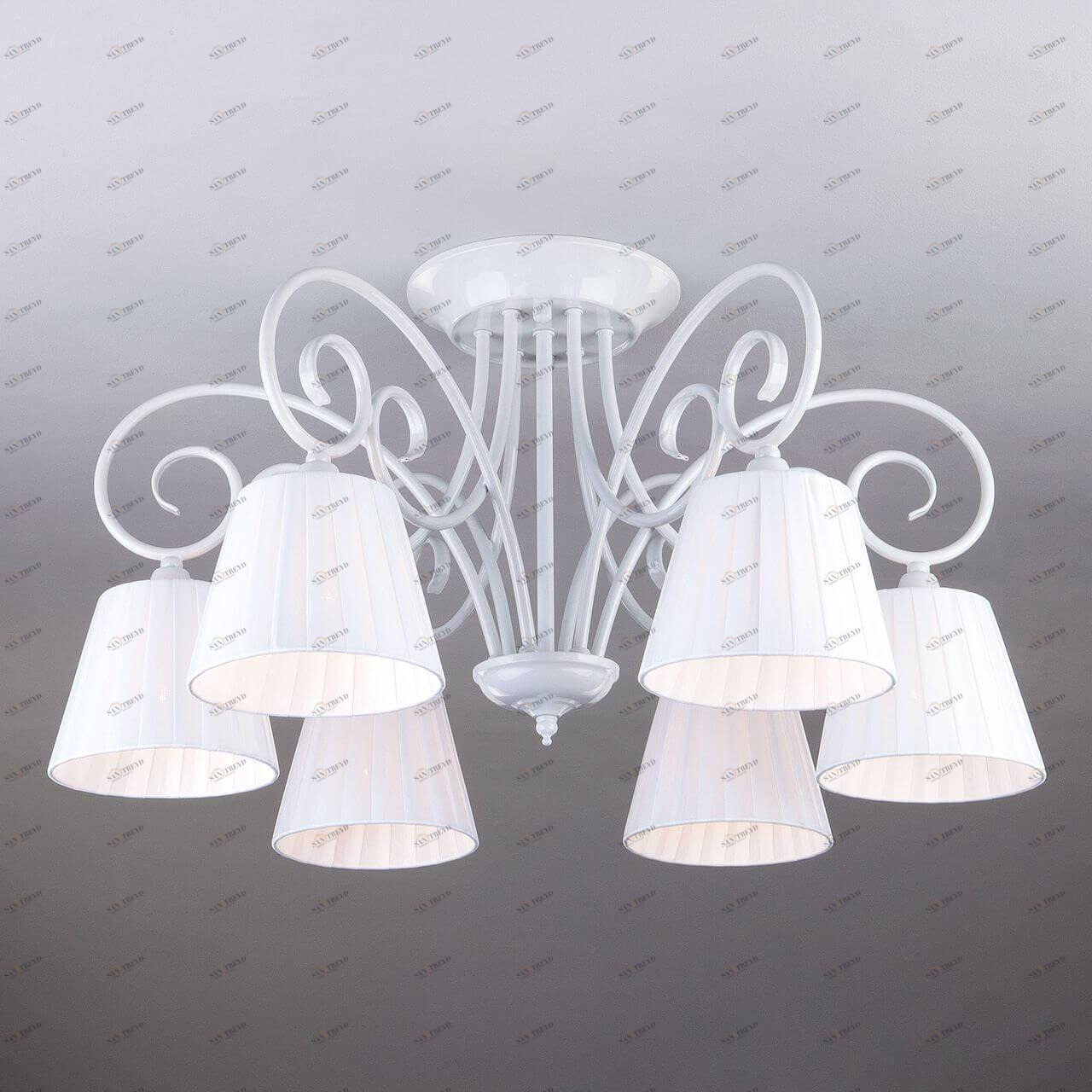 Потолочная люстра Bogates Severina 303/6 BOGATES ДИЗАЙНЕРСКИЕ, SEVERINA 184458 Белый 