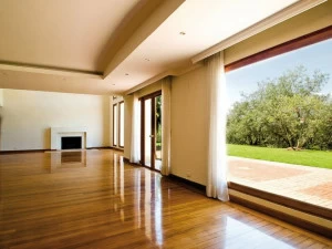 PROFILATI Распашное окно из алюминия и дерева