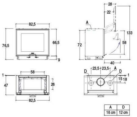Piazzetta Моноблочный дровяной камин Mc bl sun-id-1476842 - Вид №1