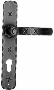 Galbusera Ручка из кованого железа на пластине Seefeld 1091