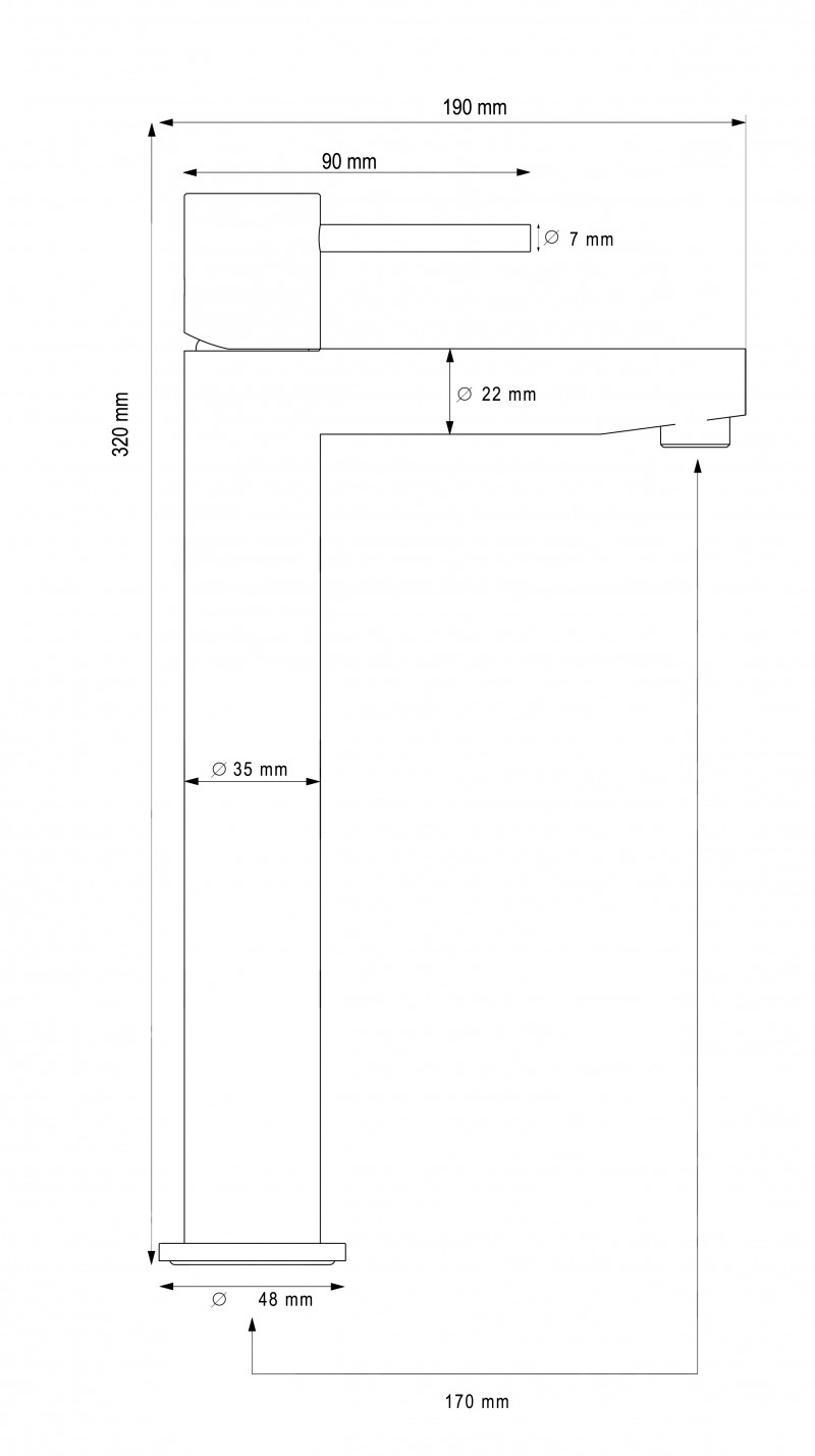 VI2518111 Смеситель для раковины высокий Prime Martí 1921 Marti 1921  - Вид №3