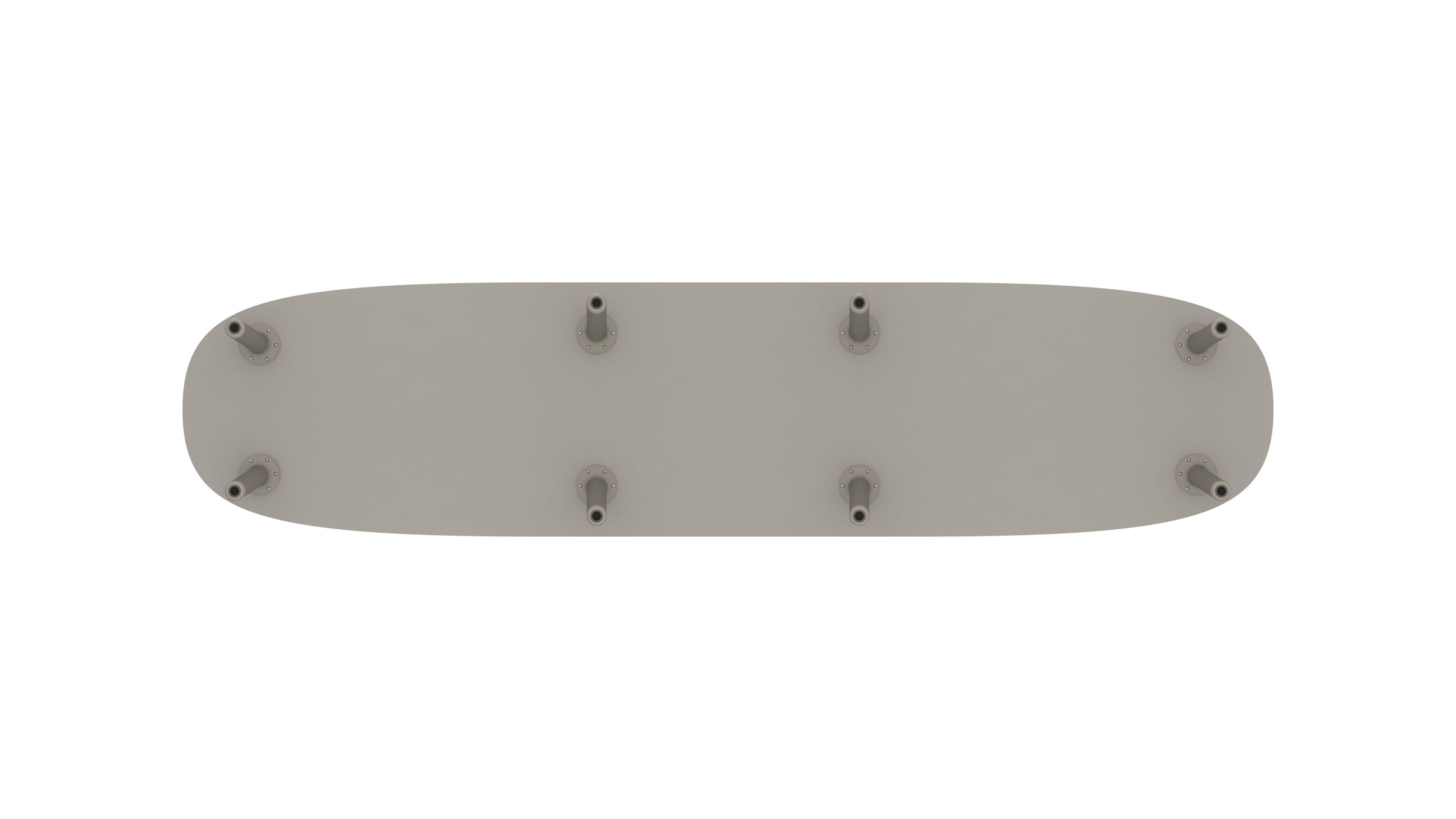 Овальный стол из композитного материала и алюминия FUNCTIONALS MONOLITE ARCH-00027681 - Вид №3