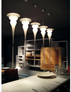 melogranoblu Подвесной светильник из дутого стекла Opera