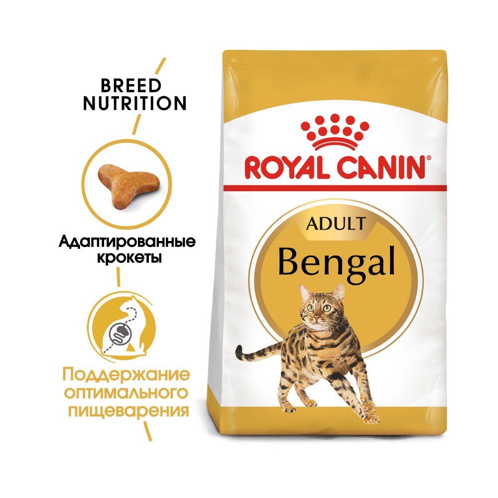 ПР0056366 Корм для кошек Bengal для бенгальской породы сух. 2кг ROYAL CANIN  - Вид №1