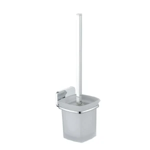 Ёршик для унитаза подвесной «Kraft», стекло», цвет хром