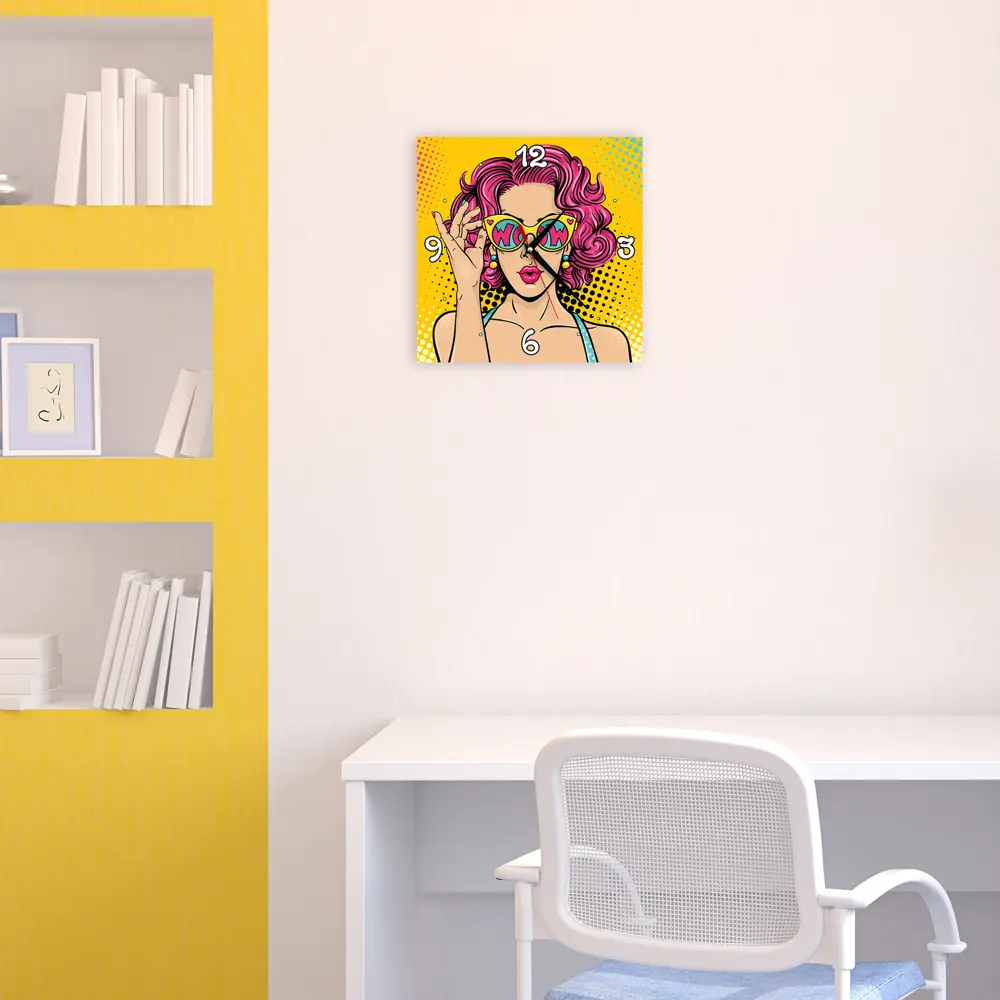 Часы на стекле Поп-арт 30x30 см Santreyd 2020 STLM-2094067 - Вид №8