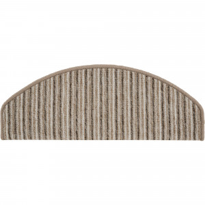 82375913 Коврик для ступеней «Praga Step» 24x65 см полипропилен цвет бежевый