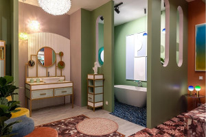 085674 Настольный светильник черно-графитовый Marset Dipping Light