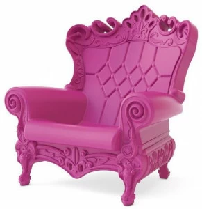 SLIDE Стеганое пластиковое кресло в современном стиле для контракта Design of love