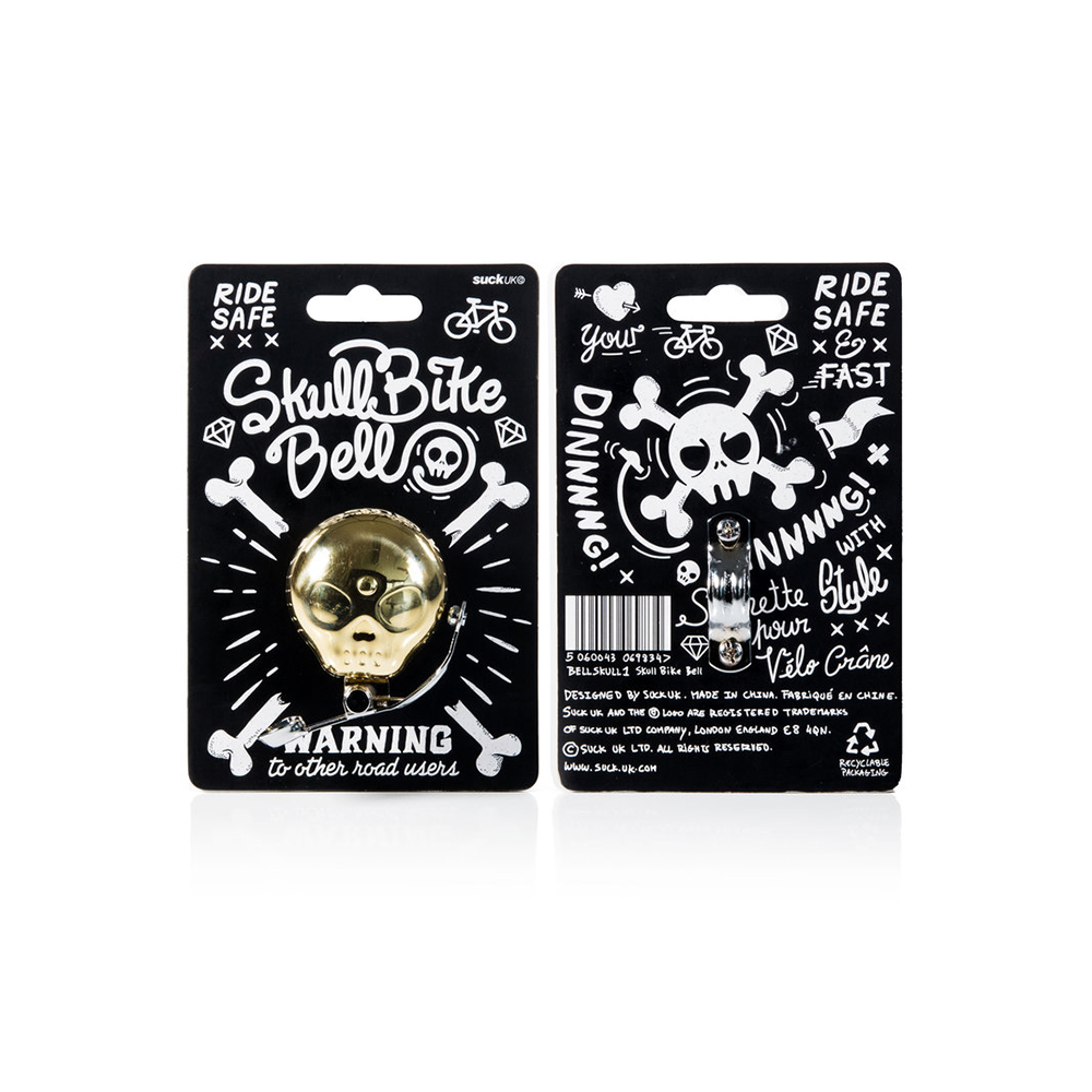 SK BELLSKULL1 Звонок для велосипеда skull bike bell Suck UK  - Вид №9