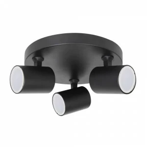 Спот потолочный черный Crystal Lux CLT CLT 017W3 D230 BL CRYSTAL LUX CLT 017 00-3924587 Черный