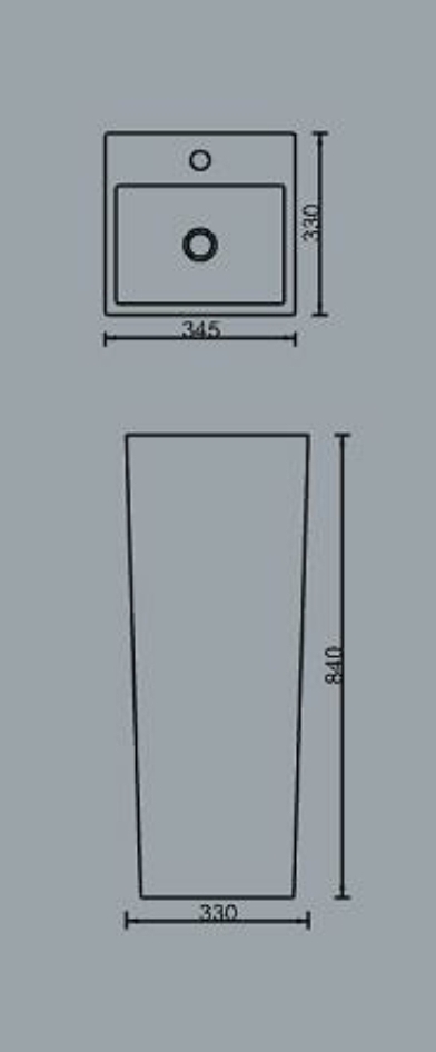 Напольные раковины SL-4010 SANTILINE  - Вид №1