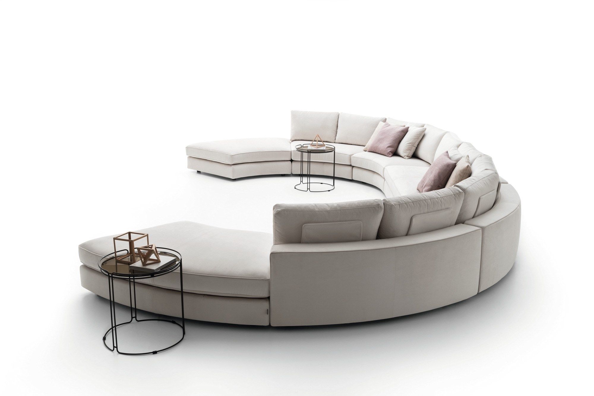 Круглый металлический журнальный столик Ditre Italia Monolith ARCH-00096231 - Вид №3