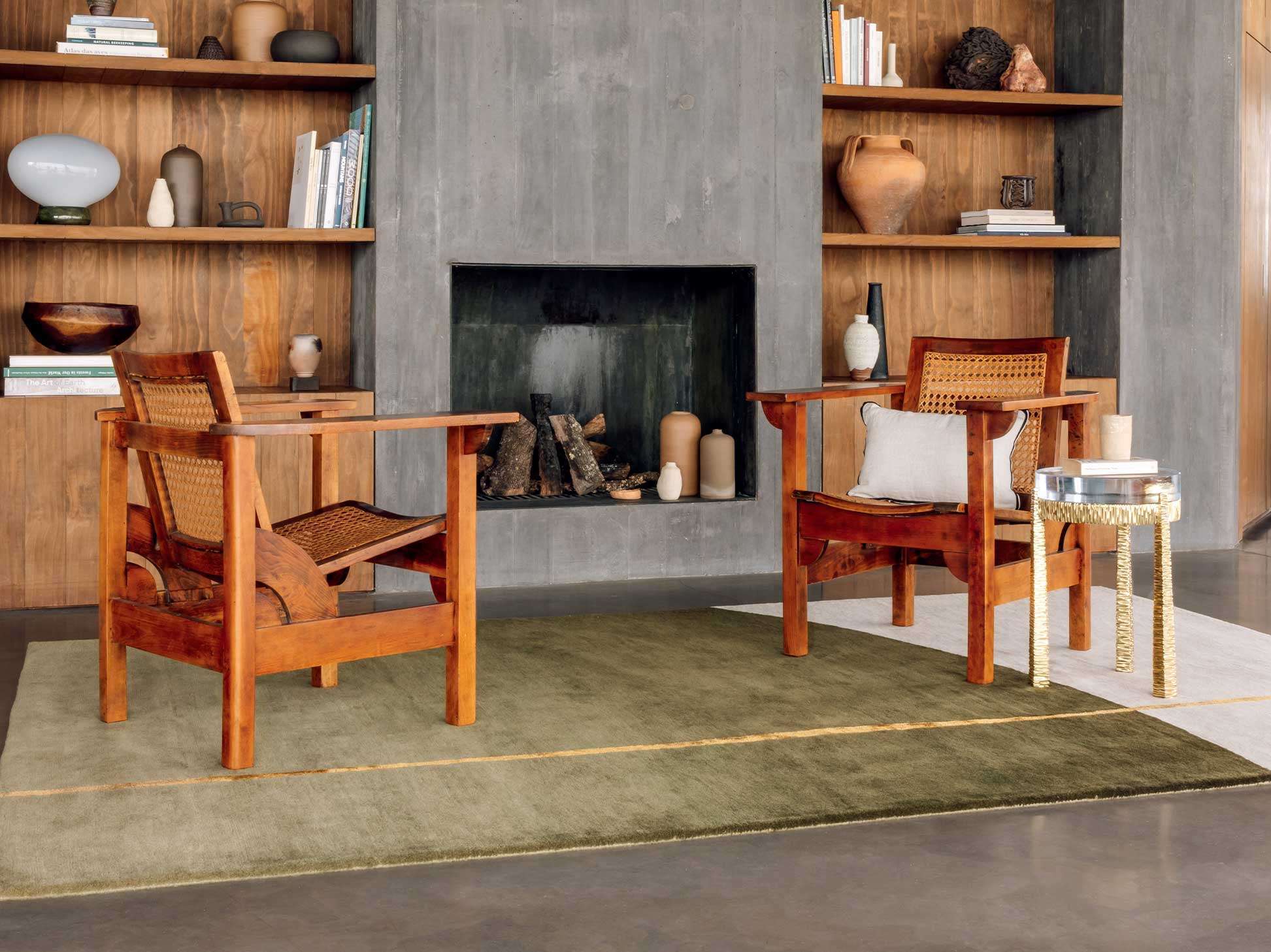 Шерстяной ковер ручной работы Élitis CÉLESTE ARCH-00133135