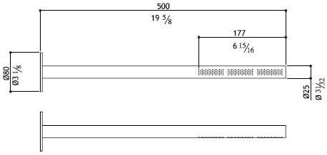 MGS Настенная лейка для дождевого душа из нержавеющей стали Soffioni doccia sun-id-1366486 - Вид №5