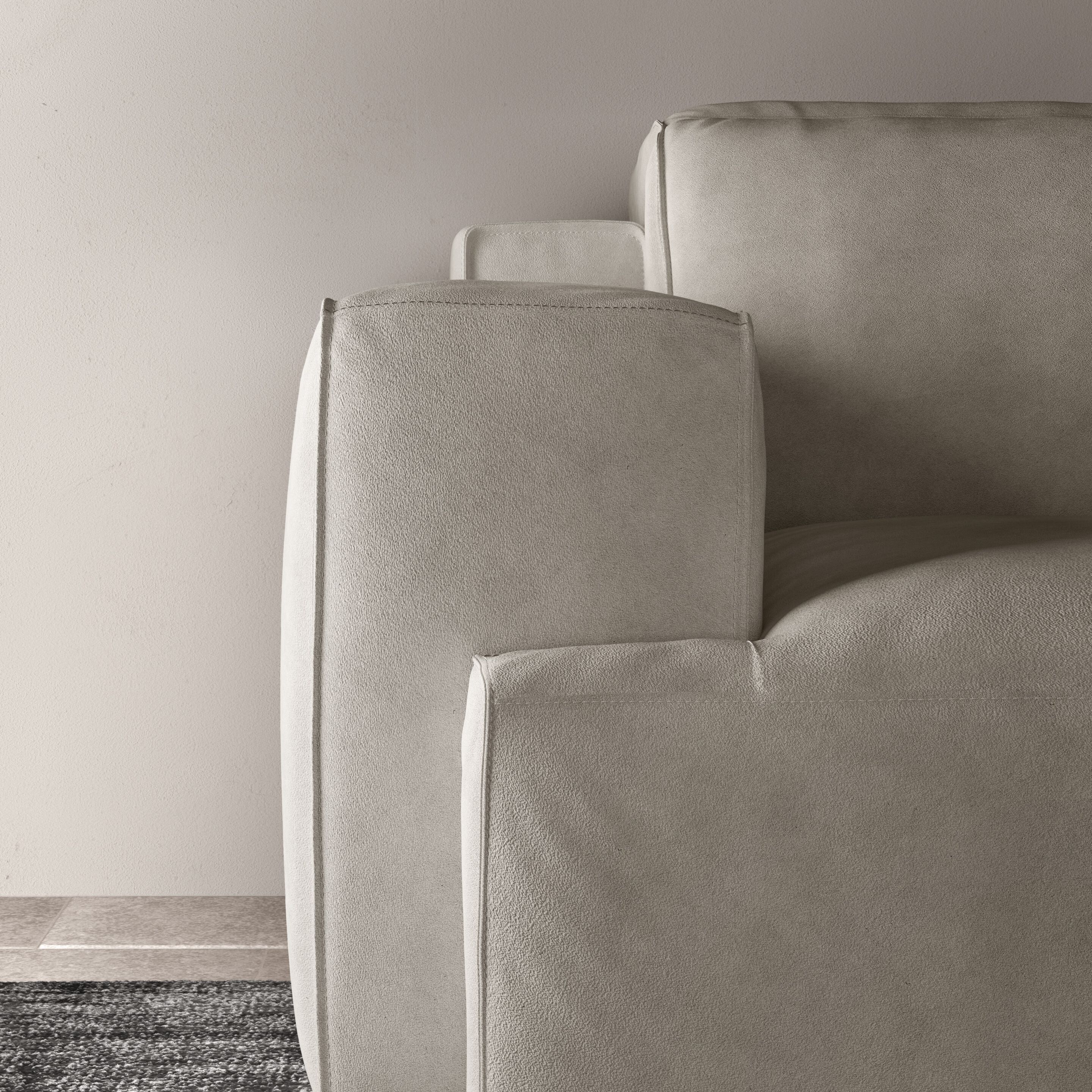 Угловой диван с откидной спинкой из ткани Natuzzi Italia IAGO ARCH-00131625 - Вид №12