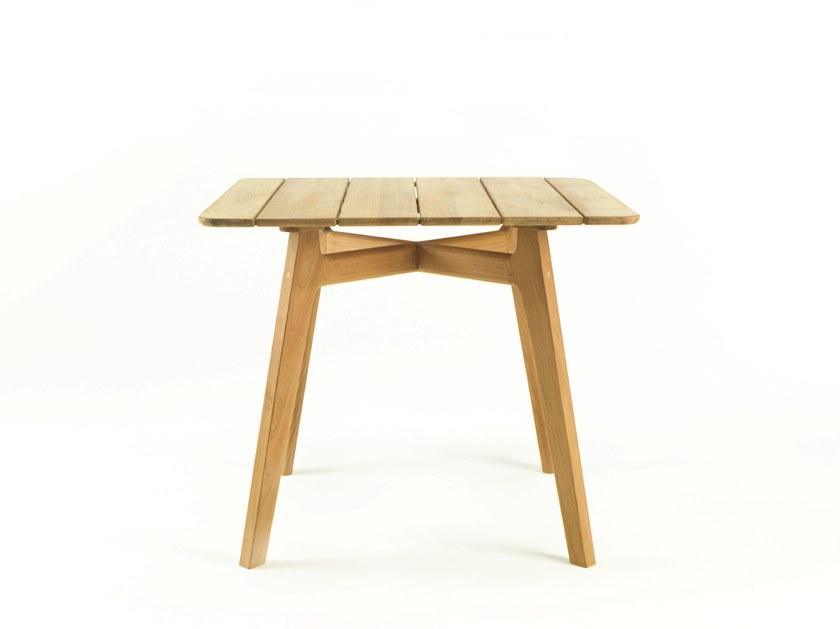 Ethimo Садовый стол из тикового дерева Knit Knittq01 - Вид №2