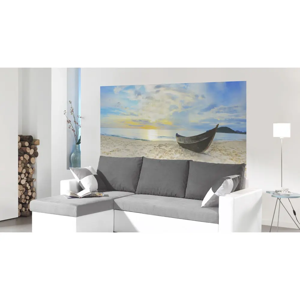 Фотообои флизелиновые Лодка 200x100 см МОСКОВСКАЯ ОБОЙНАЯ ФАБРИКА Malex factory STLM-2091749 - Вид №1