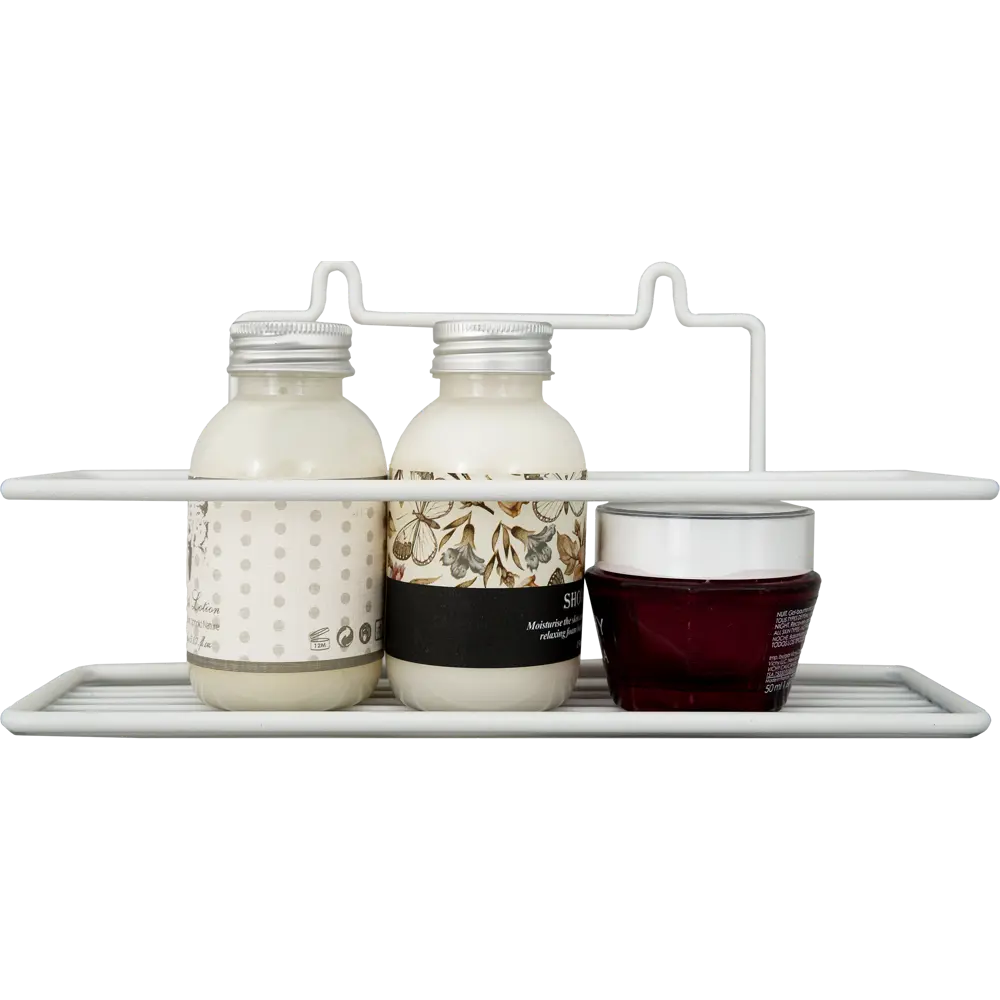 Полка для ванной 25x8.5x12.5 см цвет белый Santreyd Ferro STLM-2061728 - Вид №3