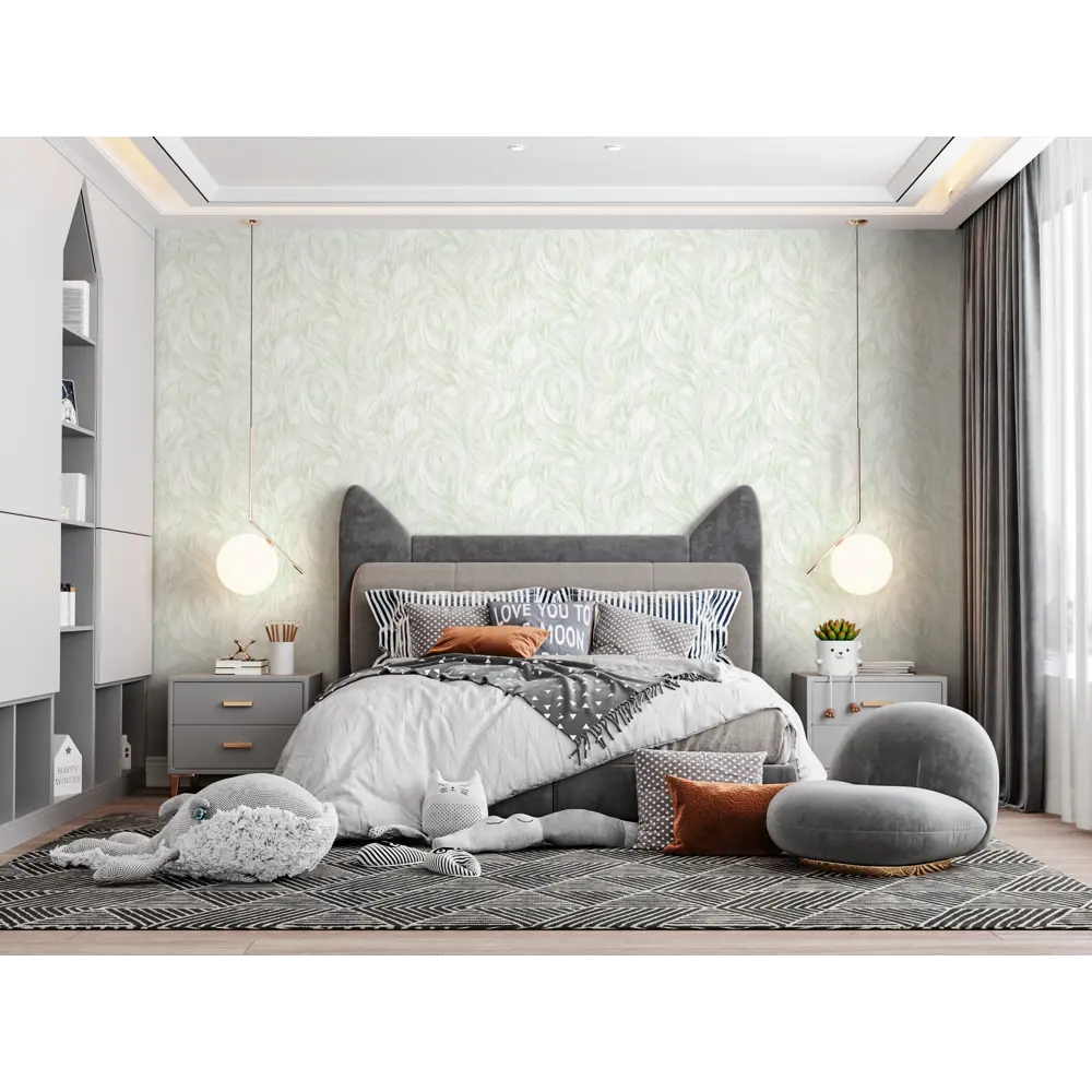 Обои флизелиновые New Age Miracle зеленые 1.06 м NA7228-93 STLM-2160777 - Вид №2