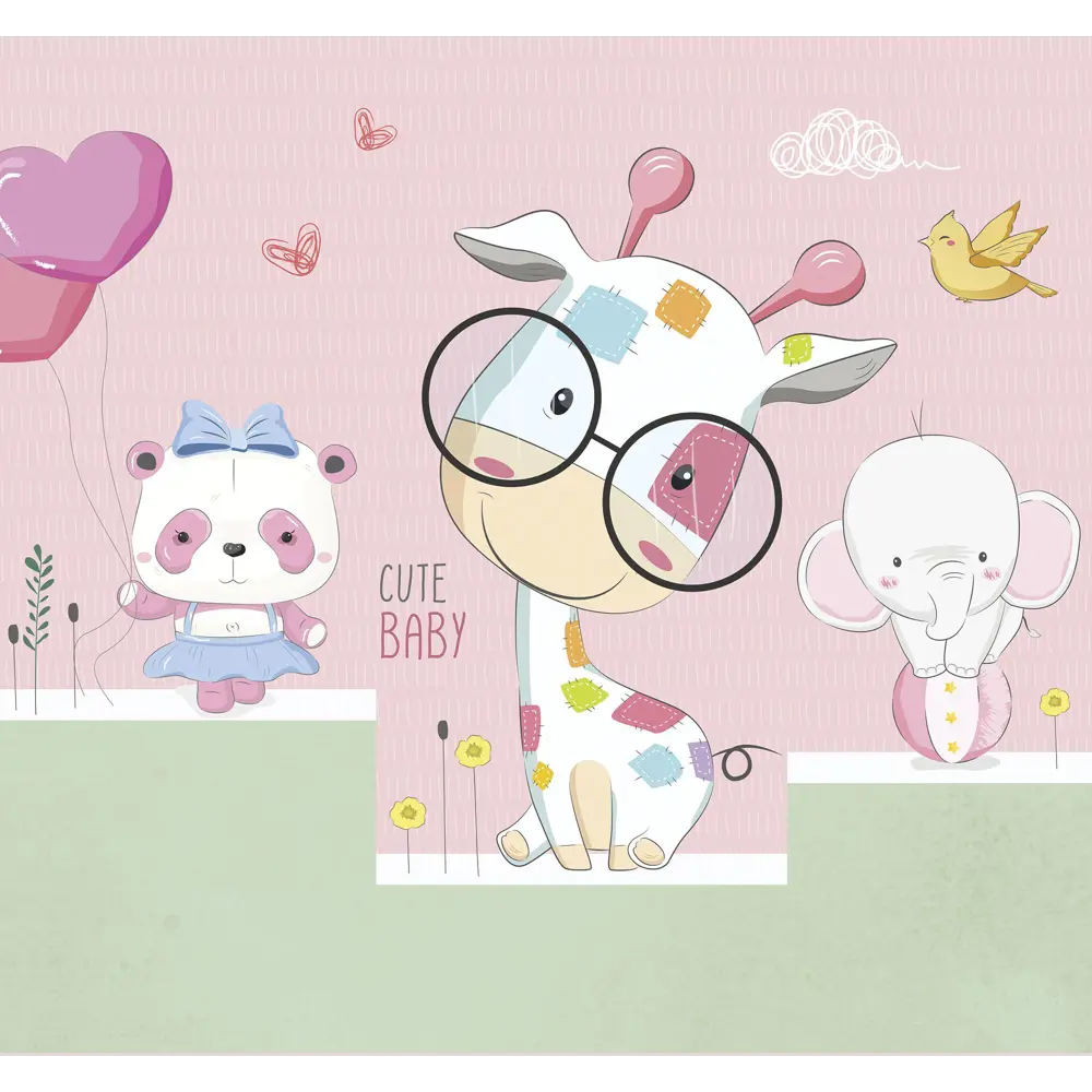 Фотообои «Мир детства» 3D флизелиновые 300х270 см L12-968 FBRUSH 3D FLIZART STLM-2106803