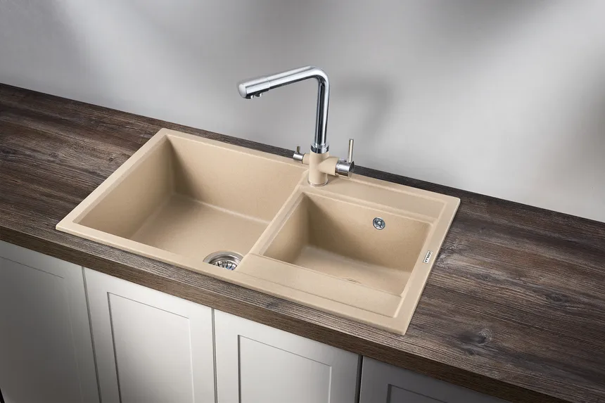 8201, ПЕСОК, кухонная мойка, кварц GRANULA 8201-ST265