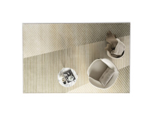 Прямоугольный полиамидный ковер с длинным ворсом