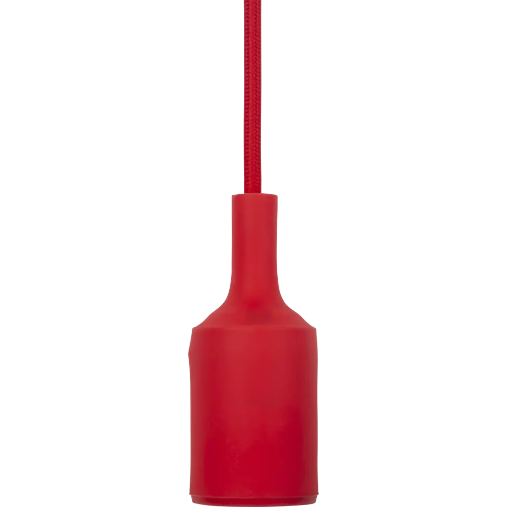 Патрон подвесной TDM Electric E27 с кабелем 1 м в красном исполнении 84833445 STLM-0055820 - Вид №4