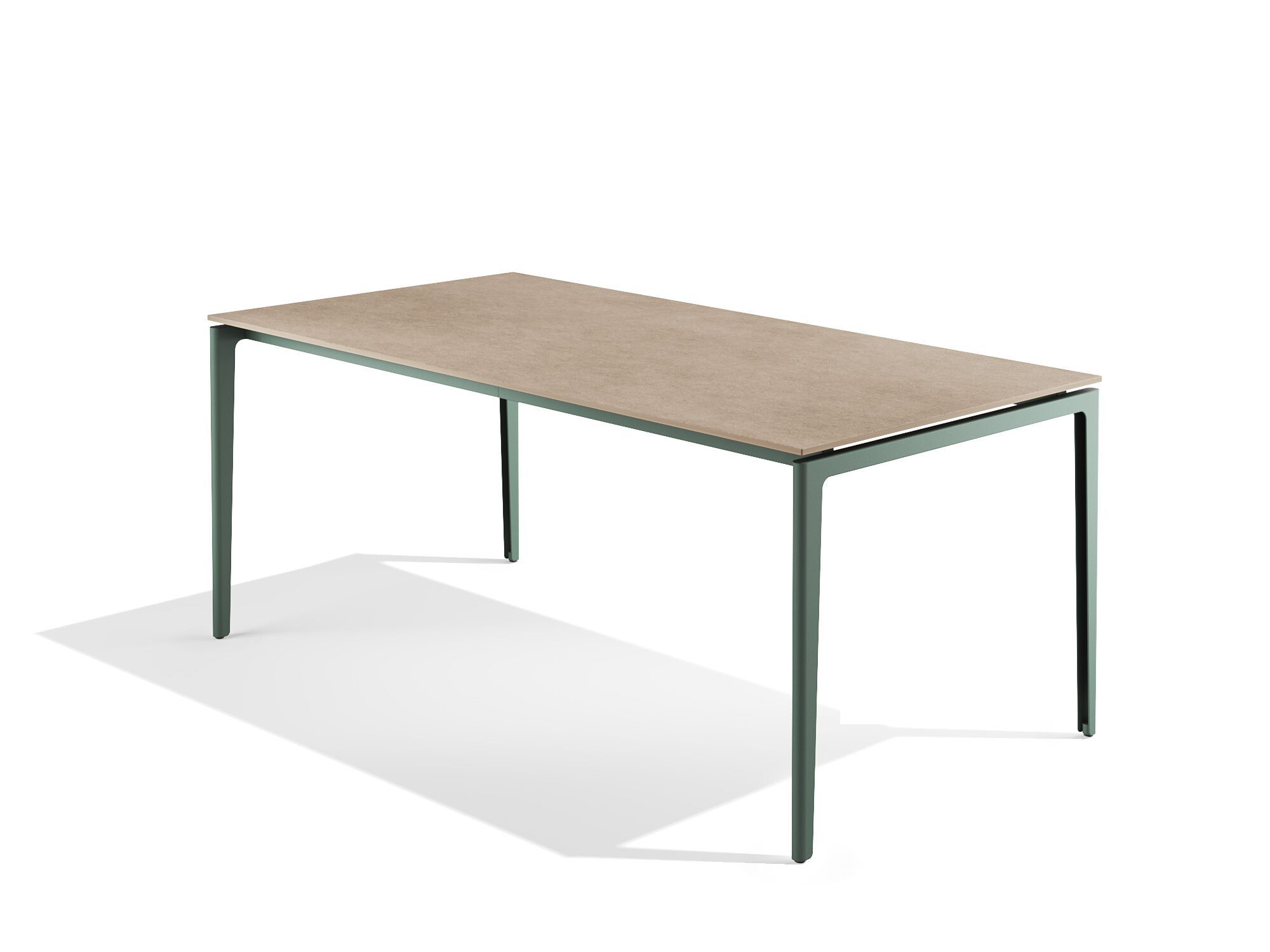 Прямоугольный стальной стол с порошковым покрытием BABEL D Гао ARCH-00007549 - Вид №2