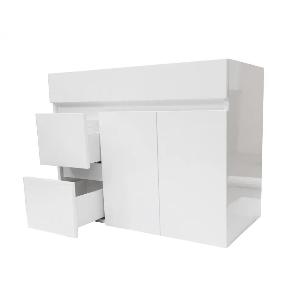Тумба в ванную Лайн 78x87x43 см ЛДСП цвет белый Santreyd STLM-2171057 - Вид №2