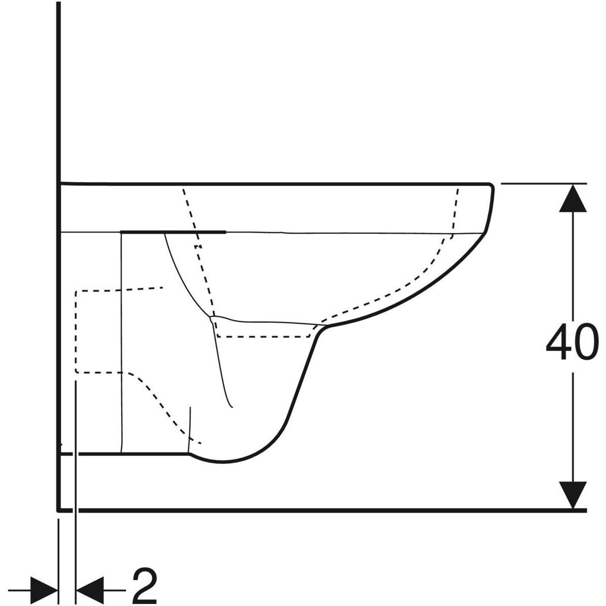 Подвесной туалет в витрине Geberit площадь Сельнова ARCH-00083736 - Вид №8