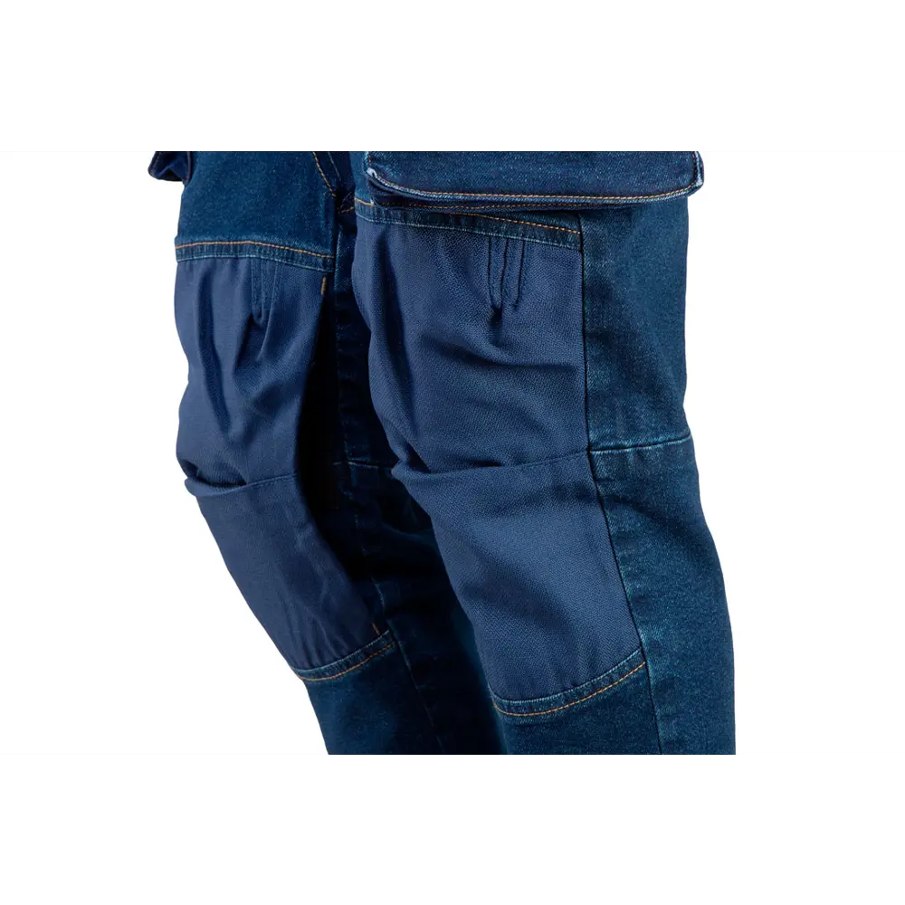 Брюки рабочие с усилением колена Neo Tools Denim синие размер XS рост 172-175 83303327 STLM-2010856  - Вид №2