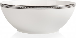 10646032 Noritake Салатник круглый Noritake "Богарт платиновый" 22,4см Фарфор костяной