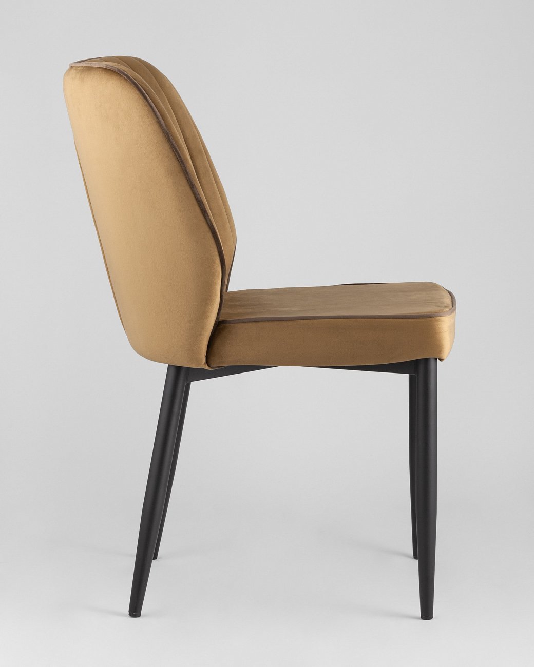 Стул со спинкой карамельный "Лоренс" STOOL GROUP ДИЗАЙНЕРСКИЕ, ИНТЕРЬЕРНЫЕ 00-3946150 Коричневый  - Вид №3