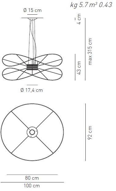 AXOLIGHT Светодиодная подвесная лампа Hoops sun-id-1392973 - Вид №3