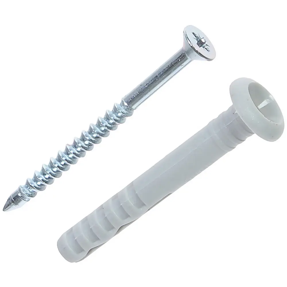 Дюбель-гвоздь гриб Standers 8x60 мм нейлон цвет серый 10 шт STLM-2043654