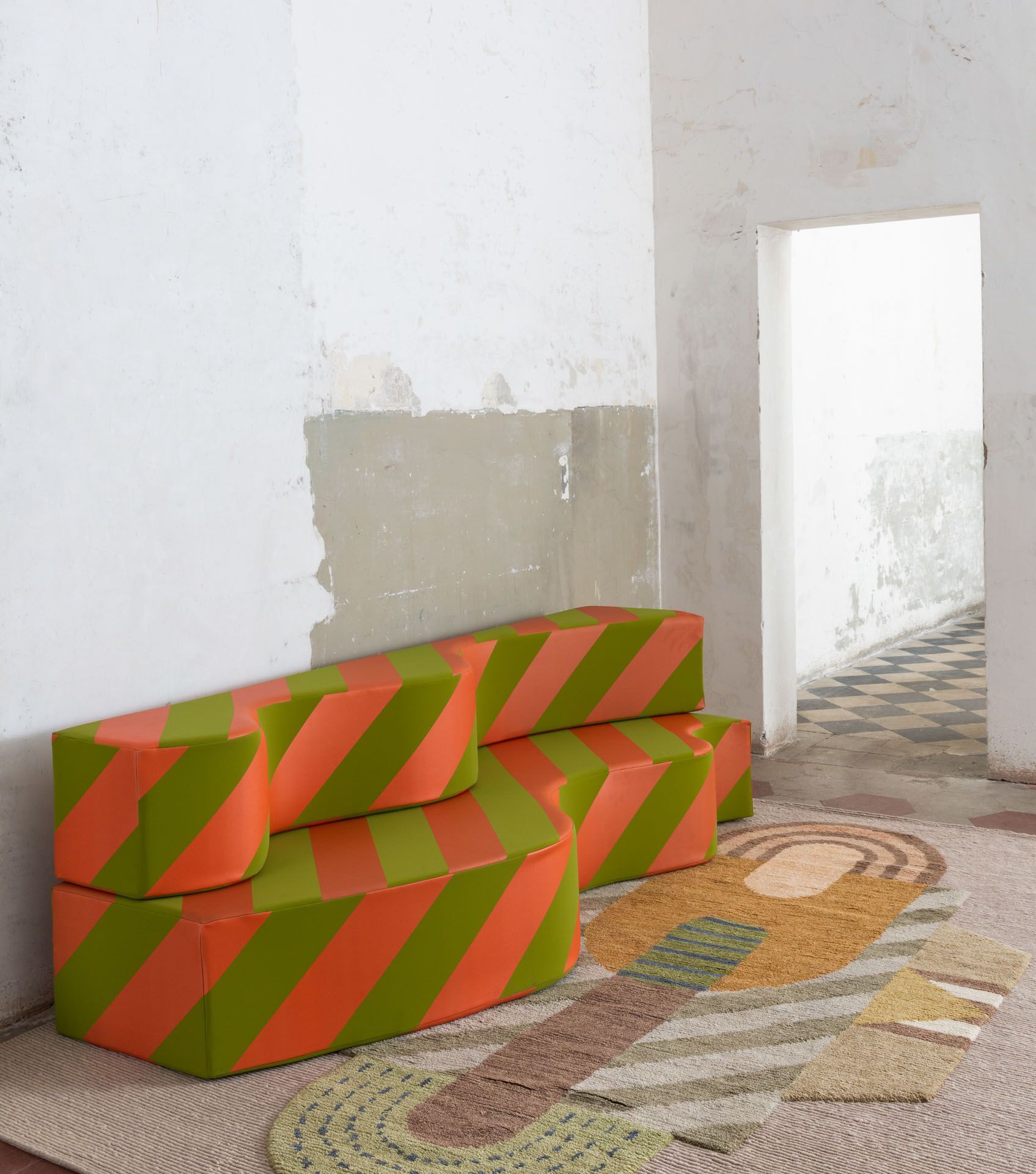 Диван с покрытием из ПВХ Poltronova Superonda ARCH-00022365 - Вид №6