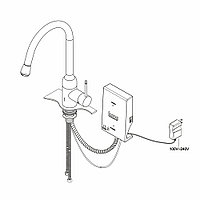 SКN-O3-02-SN Смеситель-озонатор Kona Ozone со встроенным краном для питьевой воды, высокий излив Konaozone  - Вид №4