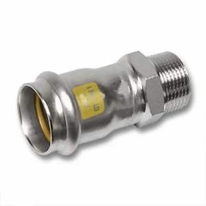 617243G221 SANHA 17243G пр.-фит. газ, нерж.сталь, ниппель переходной ВПр-НР 22x1 мм