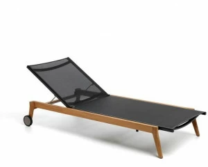 Talenti Штабелируемый садовый кушетка из текстиля Moon teak Monteklet