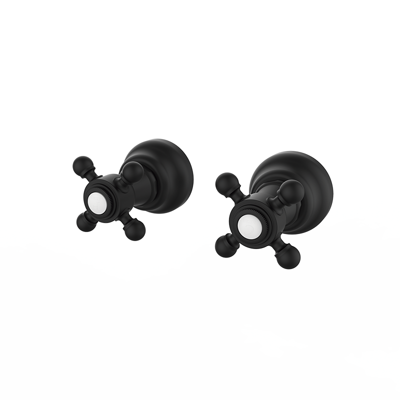 240220 PREMIUM Черный 1866 1/2" встроенные клапаны Черный GRB MIXERS 