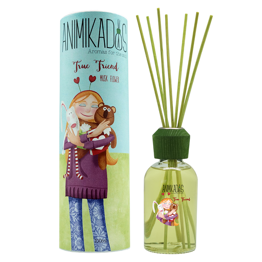 MK100BCAMGB Диффузор ароматический , animikados, true friend, 100 мл Ambientair 