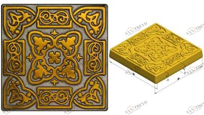 Вставка биметалл Persia Zircon 5х5  kavarti (52 шт) Kavarti (Каварти) sun-id-322871