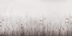 Обои с цветочным узором