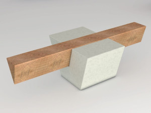 Скамья без спинки