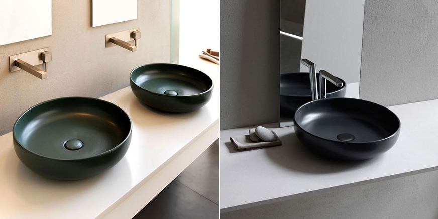 SHBA45N Накладная раковина на столешницу  овальная Ceramica Cielo  - Вид №1