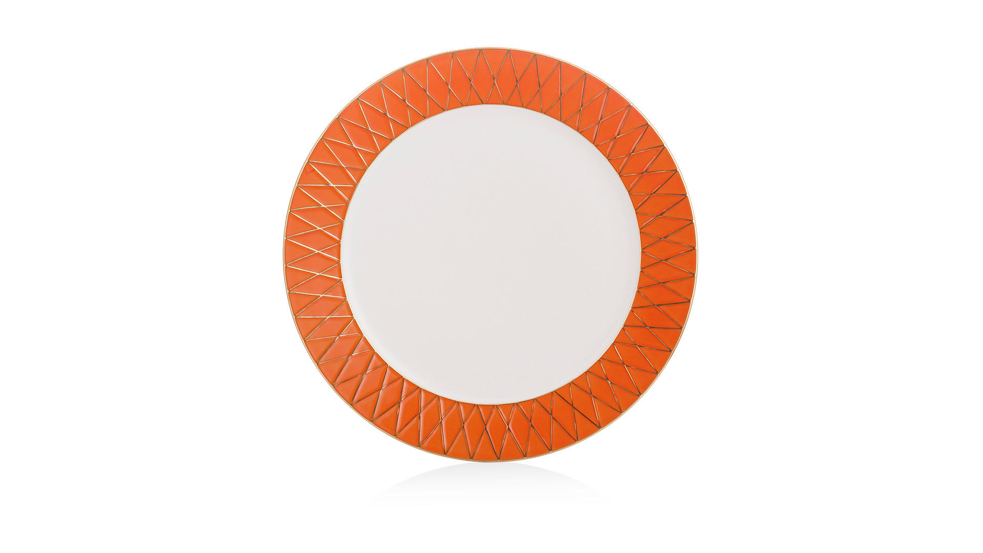 10628334 Herend Набор тарелок 1/3 "Аппони оранжевый" (Mix&Match) Фарфор  - Вид №1