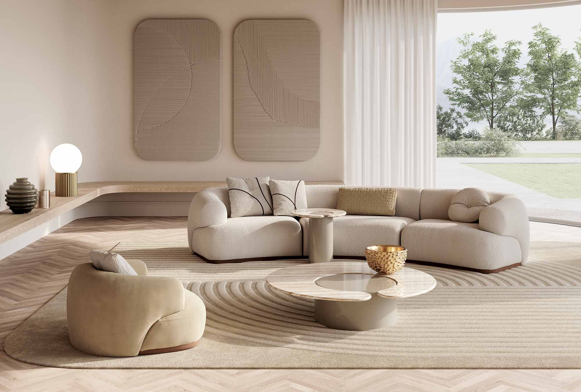 Модульный тканевый диван Vittoria Frigerio Монако ARCH-00108768 - Вид №4