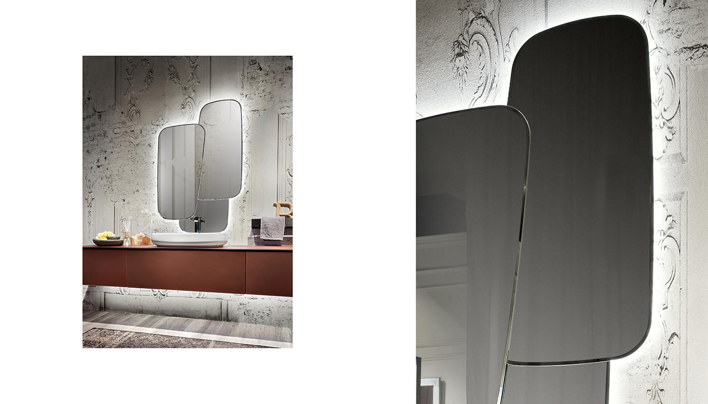 ED-ST37 Edone Прямоугольные зеркала неправильной формы НЕПРАВИЛЬНЫЙ ПРЯМОУГОЛЬНЫЙ со скошенным периметром  - Вид №3